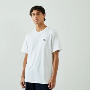 Converse Tee Shirt Star Chevron Embroidered blanc l homme