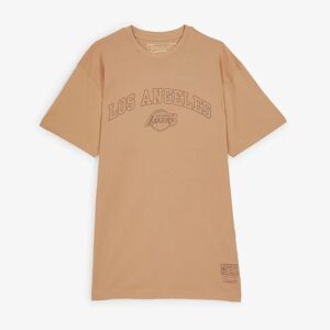 Mitchell & Ness Tee Shirt Lakers Washed beige l homme