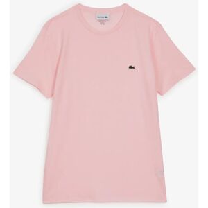 Lacoste Tee Shirt Classic Small Logo rose l homme