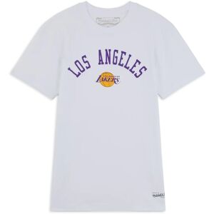 Mitchell & Ness Tee Shirt Arched Los Angeles blanc/violet l homme