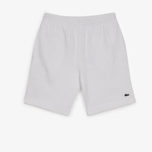 Lacoste Short Small Logo Fleece blanc m homme