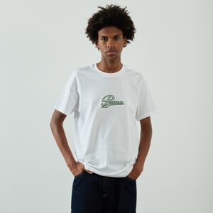 Puma Tee Shirt Satin Logo blanc/vert s homme