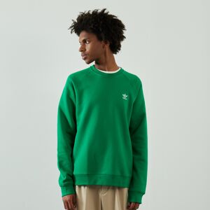 Adidas Originals Sweat Crew Essential Trefoil vert xs homme