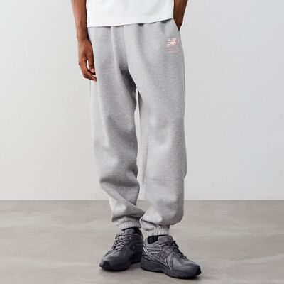 New Balance Pant Jogger Boston Logo gris/rose xs homme - Publicité New Balance Pant Jogger Boston Logo gris/rose xs homme - Publicité