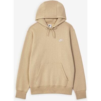 Nike Hoodie Club Small Logo beige/blanc s homme - Publicité Nike Hoodie Club Small Logo beige/blanc s homme - Publicité