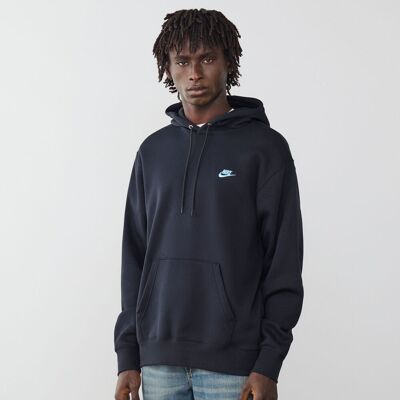 Nike Hoodie Club Small Logo noir/bleu l homme - Publicité Nike Hoodie Club Small Logo noir/bleu l homme - Publicité