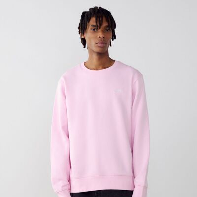 Nike Sweat Crew Club rose/blanc l homme - Publicité Nike Sweat Crew Club rose/blanc l homme - Publicité
