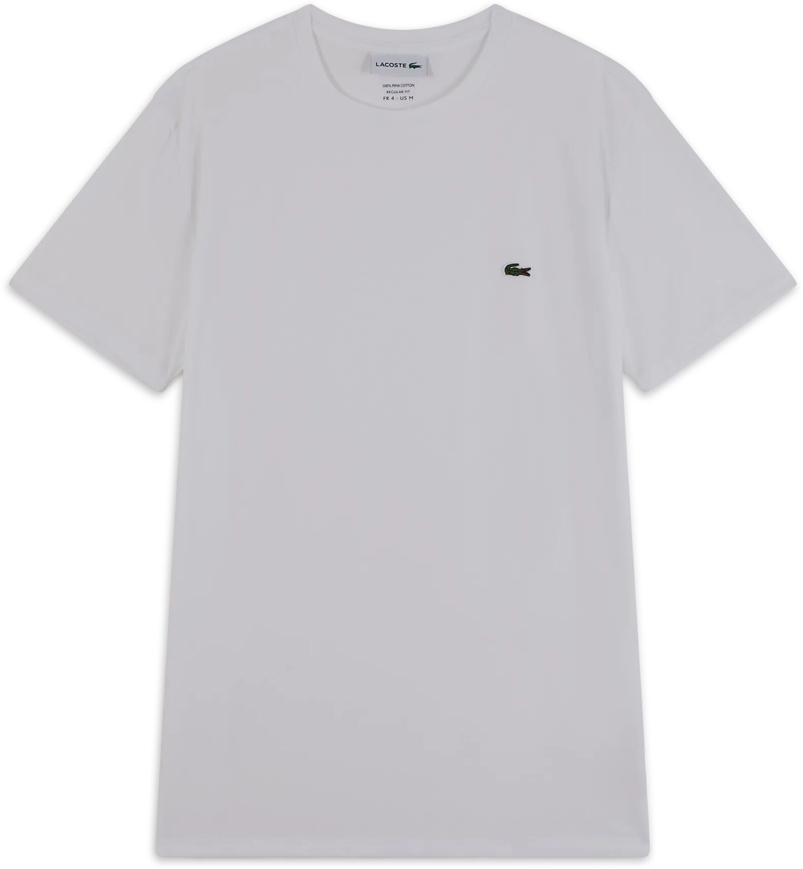 Lacoste Tee Shirt Classic Small Logo blanc m homme