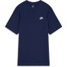 Nike Tee Shirt Club marine/blanc s homme