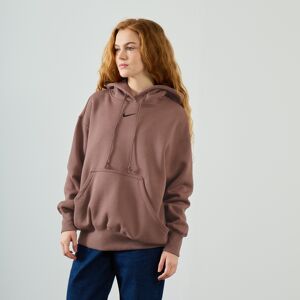 Nike Hoodie Phoenix Long Oversized marron m femme