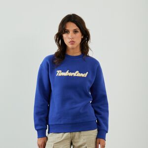 Timberland Sweat Crew Centered Logo bleu/jaune s femme