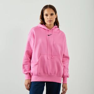 Nike Hoodie Phoenix Long Oversized rose l femme