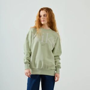 Nike Sweat Crew Air Big Centered Logo vert s femme