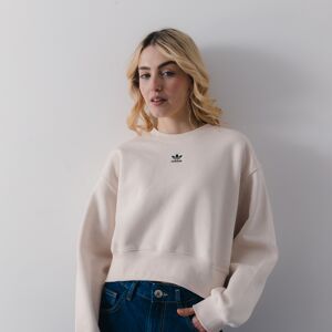 Adidas Originals Sweat Crew Essential Centered Logo beige m femme