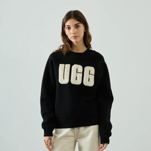 Ugg Sweat Madeline Fuzzy Logo noir/beige m femme