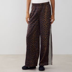 Adidas Originals Pant Wide Leg Leo Satin marron/blanc m femme - Publicité Adidas Originals Pant Wide Leg Leo Satin marron/blanc m femme - Publicité