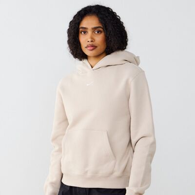 Nike Hoodie Studio Centered Logo beige xs femme - Publicité Nike Hoodie Studio Centered Logo beige xs femme - Publicité