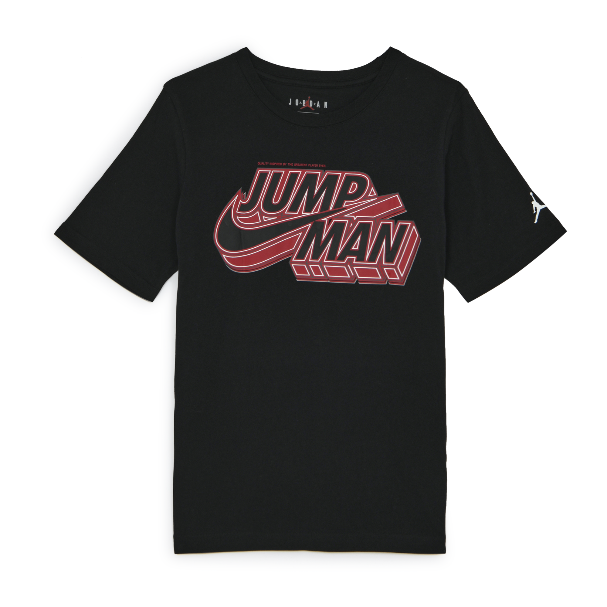 Jordan Jumpman Short Sleeve  Graphic T-shirt  - noir/rouge - Size: 13/15 ans - unisexe