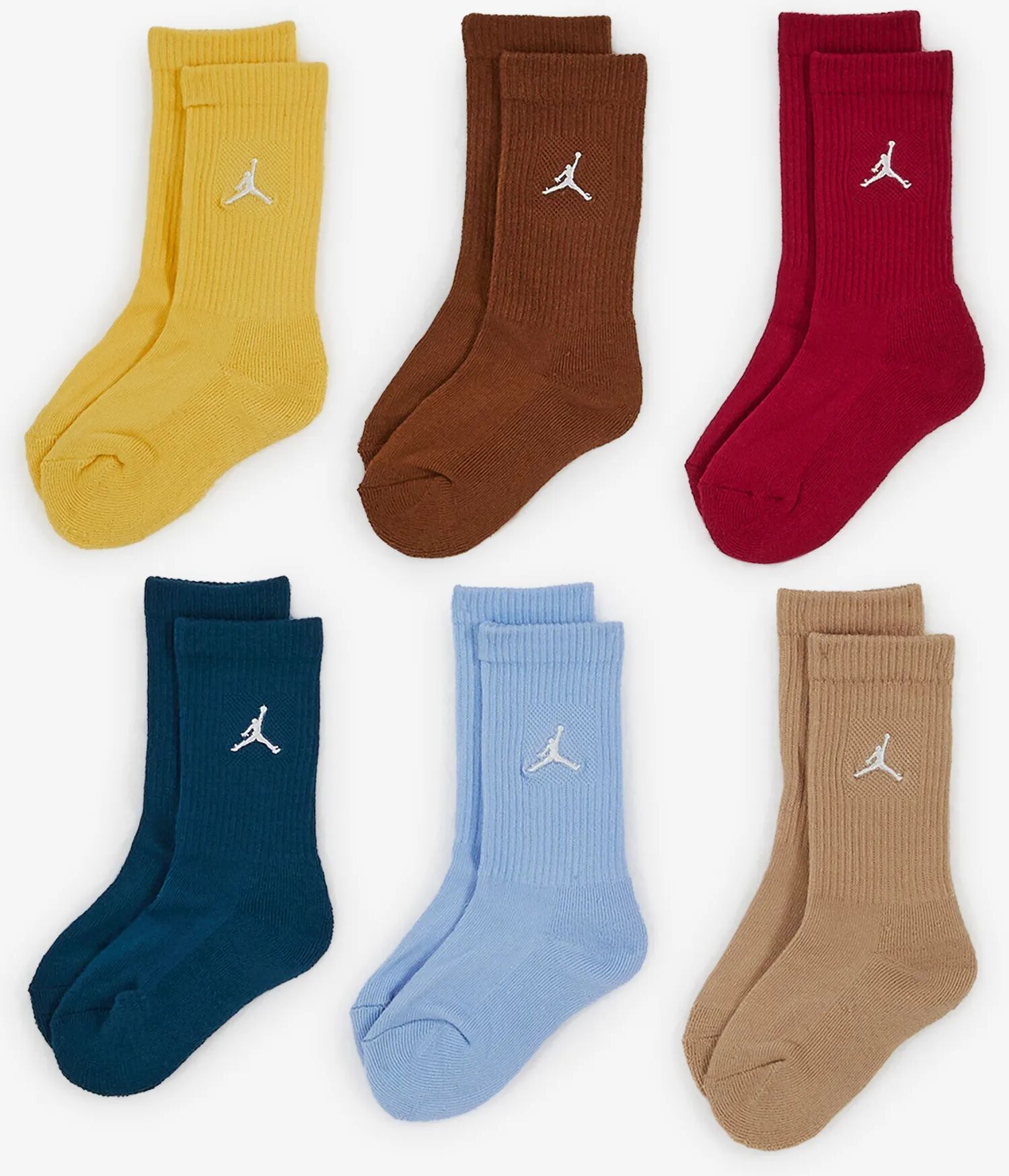 Jordan Pack Chaussettes X6 - 27 - 35 multicolore tu unisexe