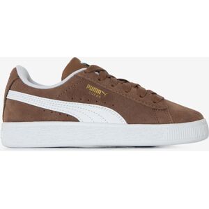 Puma Suede - Enfant marron/blanc 34 unisexe