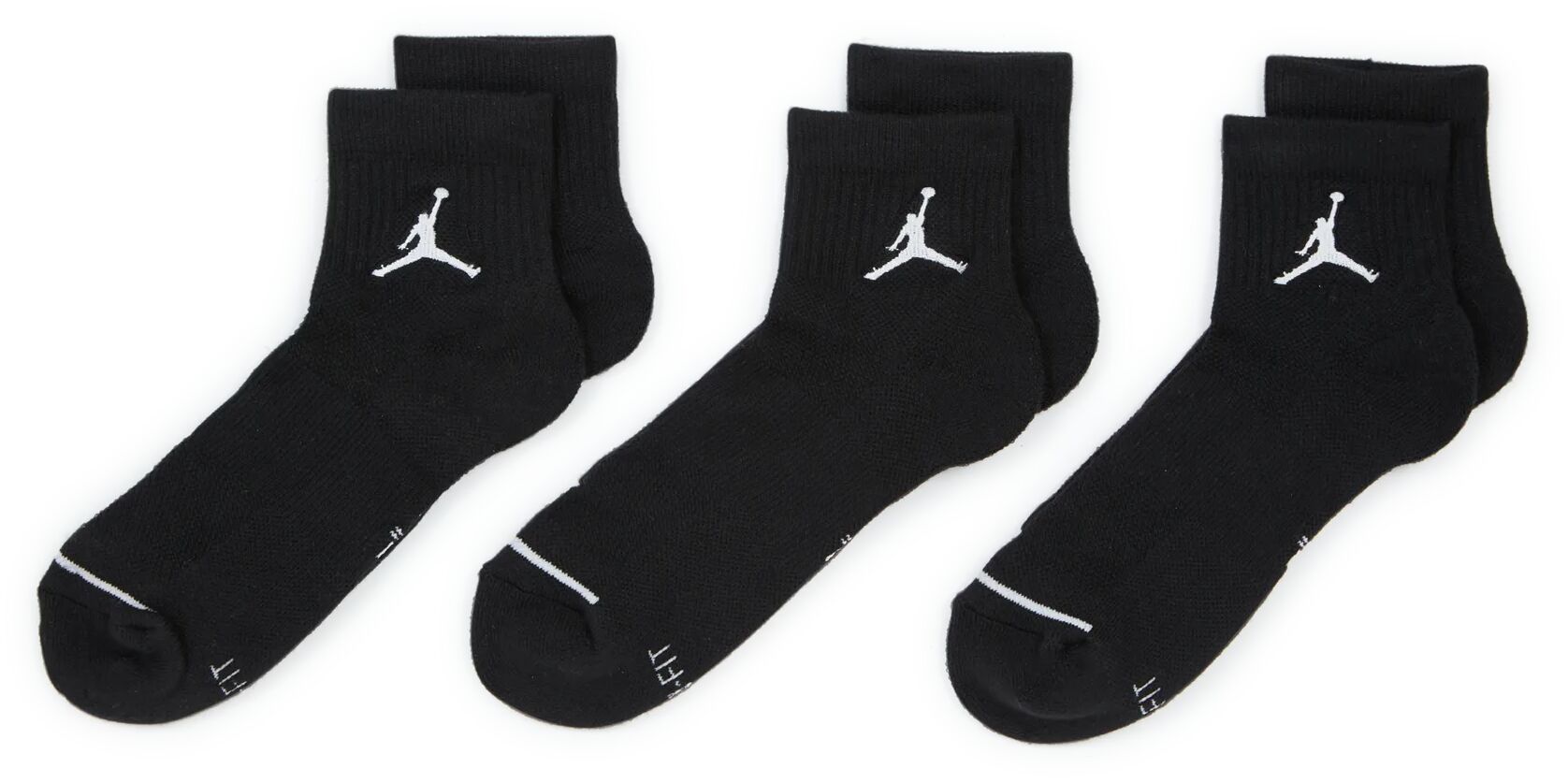 Jordan Chaussettes X3 Quarter Jumpman noir 39/42 homme