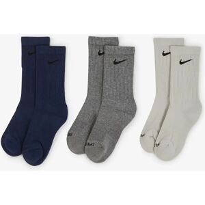 Nike Chaussettes X3 Crew Solid Color beige/noir 39/42 femme