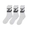 Nike Chaussettes X3 Crew Stripe blanc/noir 39/42 femme