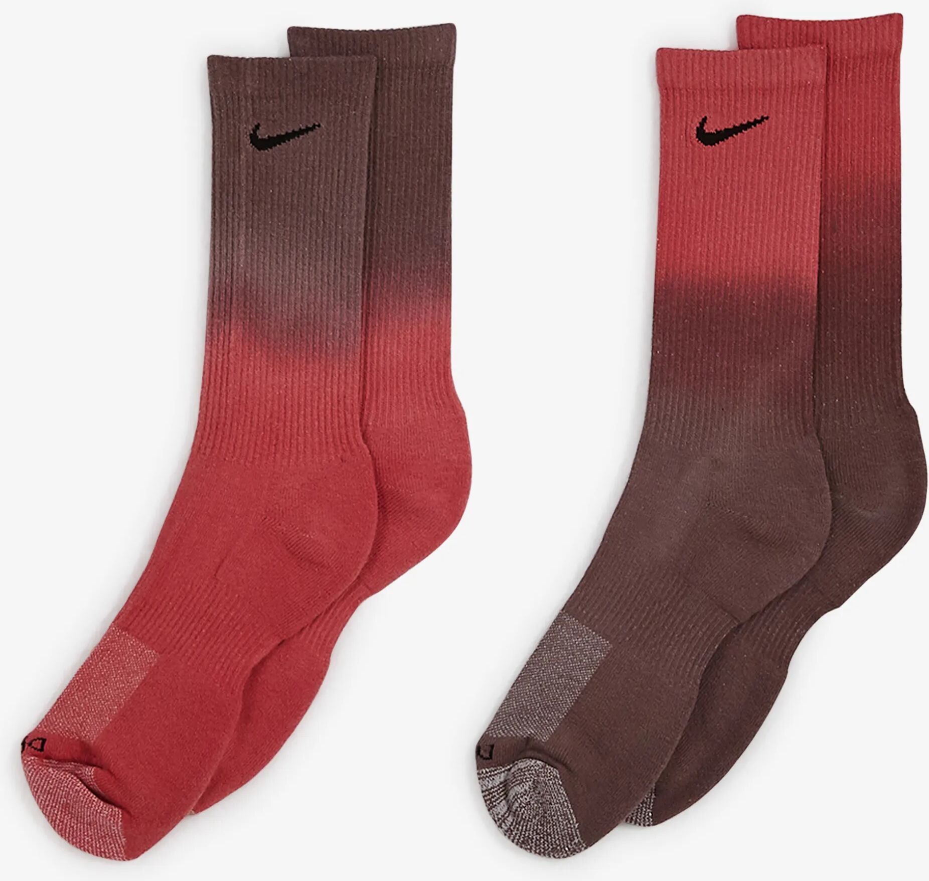 Nike Chaussettes X2 Crew Tie Dye rouge 35/38 homme