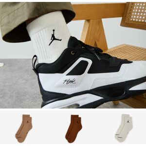 Jordan Chaussettes X3 Quarter Jumpman beigemarron 3942 homme