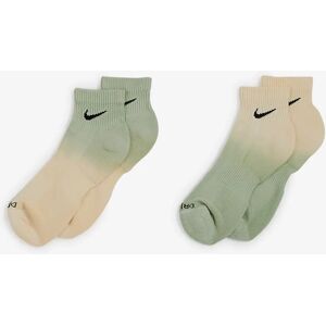 Nike Chaussettes Ankle X2 Tie Dye Everyday vert 43/46 homme