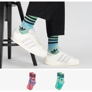 Adidas Originals Chaussettes X2 Batik Tie Dye bleu/rose 35/38 homme