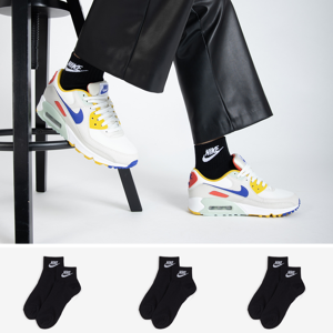 Nike Chaussettes X3 Quarter Futura noir 39/42 homme