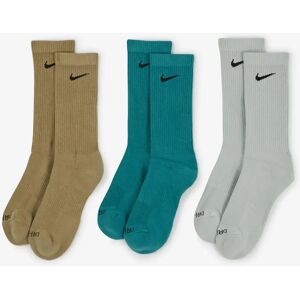 Nike Chaussettes X3 Crew Solid Color kaki 39/42 homme