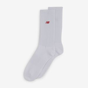 New Balance Chaussettes X3 Crew Patch Logo blanc/rouge 35/38 homme