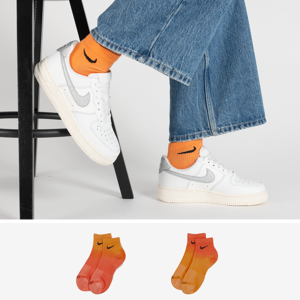 Nike Chaussettes X2 Ankle Gradient orange/rouge 43/46 homme