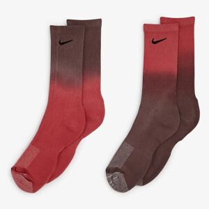 Nike Chaussettes X2 Crew Tie Dye rouge 39/42 homme
