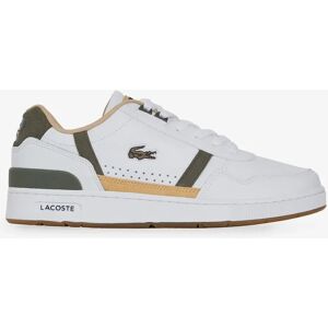 Lacoste T-clip blanc/kaki 41 homme