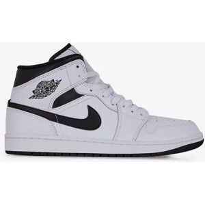 Jordan Air Jordan 1 Mid blanc/noir 45 homme