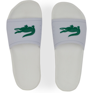 Lacoste Croco Slide blanc/vert 40,5 homme