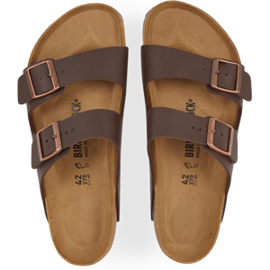 Birkenstock Arizona Birko Flor Dark Brown marron 43 homme