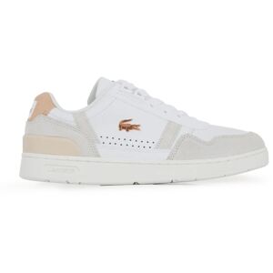 Lacoste T-clip rose/blanc 36 femme