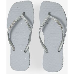 Havaianas Slim Square Sparkle argent 39/40 femme - Publicité Havaianas Slim Square Sparkle argent 39/40 femme - Publicité
