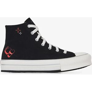 Converse Chuck Taylor All Star Eva Lift Hi Valent noir/blanc 38 femme - Publicité