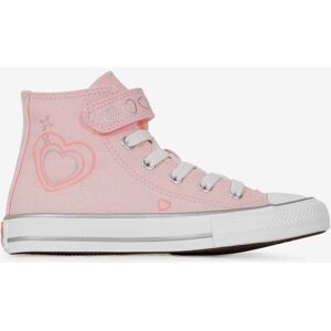 Converse Chuck Taylor All Star Hi Valentine rose/blanc 35 femme - Publicité