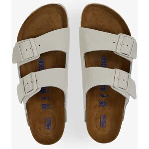 Birkenstock Arizona Suede Antique White blanc 38 femme - Publicité