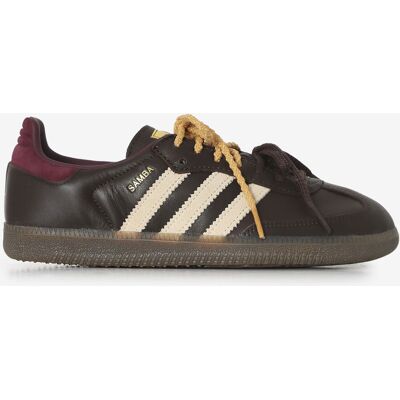Adidas Originals Samba Og Double Laces marron/rouge 39 1/3 femme - Publicité Adidas Originals Samba Og Double Laces marron/rouge 39 1/3 femme - Publicité