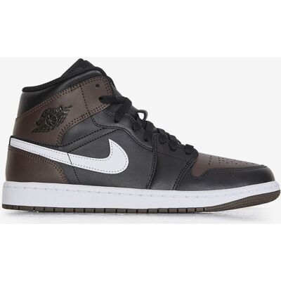 Jordan Air Jordan 1 Mid noir/marron 45 homme - Publicité Jordan Air Jordan 1 Mid noir/marron 45 homme - Publicité