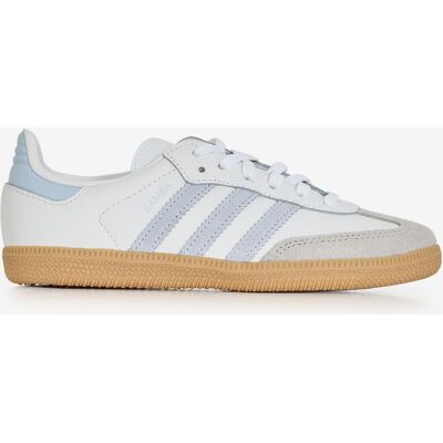 Adidas Originals Samba Og - Enfant blanc/bleu 30 unisexe - Publicité Adidas Originals Samba Og - Enfant blanc/bleu 30 unisexe - Publicité