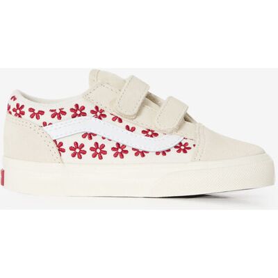 Vans Old Skool Flowers V - Bébé beige/rouge 21 unisexe - Publicité Vans Old Skool Flowers V - Bébé beige/rouge 21 unisexe - Publicité