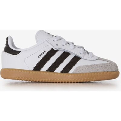 Adidas Originals Samba Og El - Bébé blanc/marron 23 unisexe - Publicité Adidas Originals Samba Og El - Bébé blanc/marron 23 unisexe - Publicité